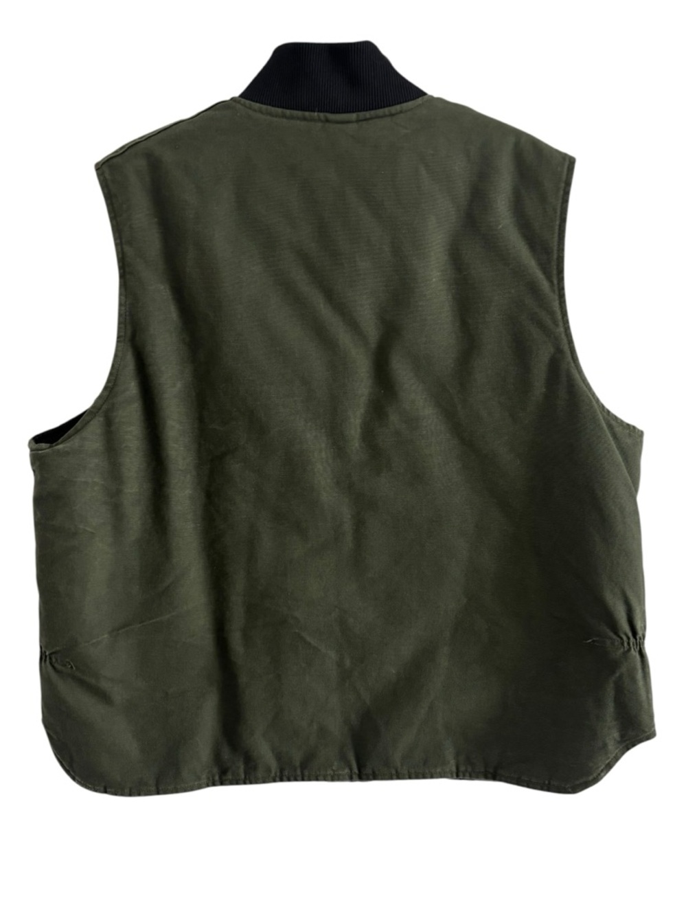 Carhartt Vtg dark green 3xlg men’s nylon insulated vest. VQ184 “1194” date - Picture 3 of 10